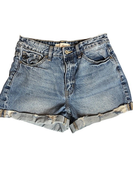 KanCan Pants - KanCan Cuffed Denim Shorts Size 26 Medium Wash High Rise Casual Summer
